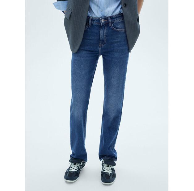 

Джинсы Mango Matilda 77064451 синий Straight Fit 38