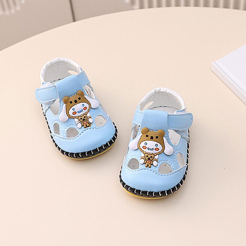 Spring and Summer New Soft-soled Baby Shoes Male 3-7-9 Months 0 1 1/2 Years Old Infant Sandals Female