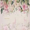 Photo Wallpaper 3d Stereo Pink Flowers Murals Cartoon Kids Girl's Bedroom Wall Paper Living Room Home Decor