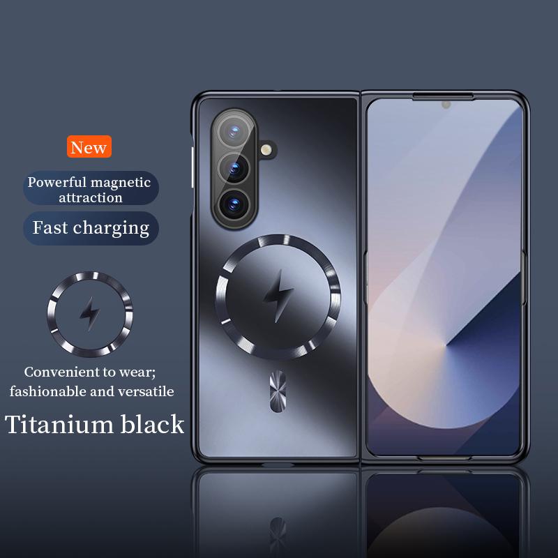 Beschichtung Matt Kabelloses Laden Stark Magnetisch Hülle Für Samsung Galaxy Z Fold7 Fold 7 Stoßfest Hartes Handy Cover