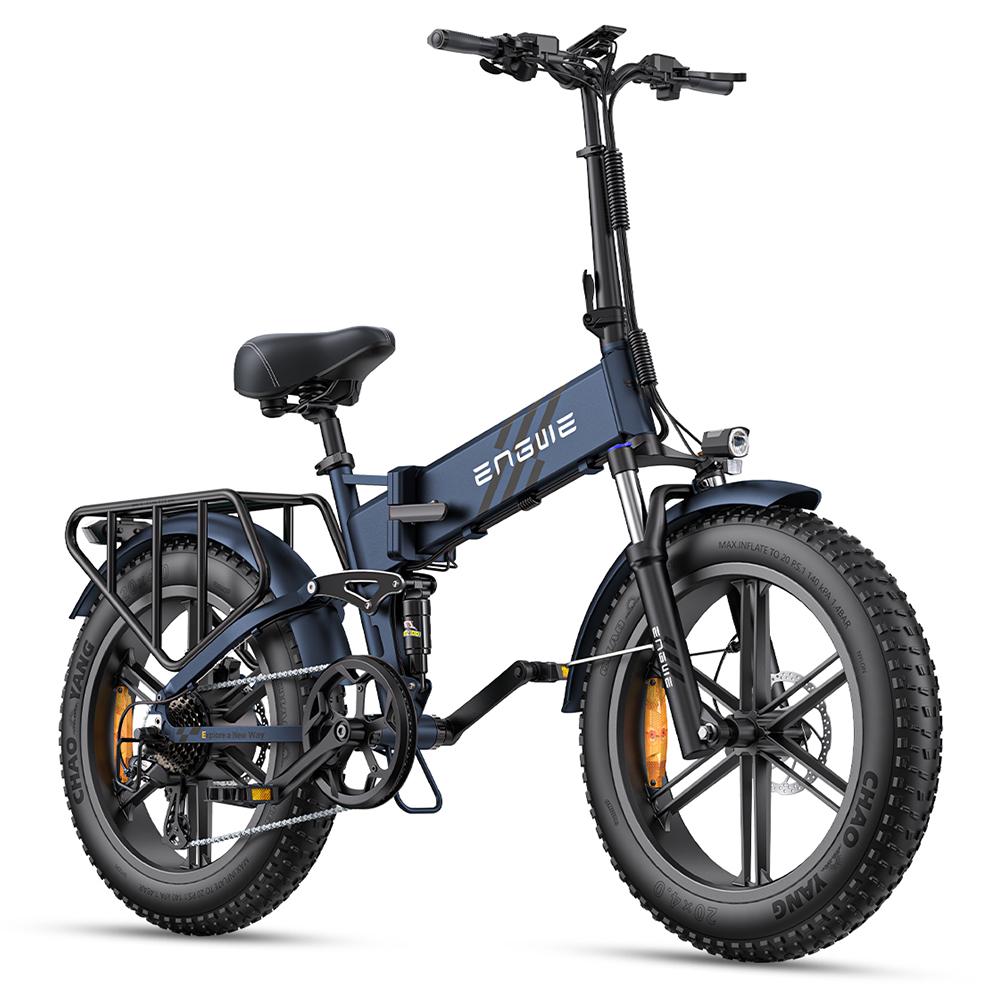 Electric Bike Foldable ENGWE 20" 750W Motor Adult Ebike 16AH Max Range 110Km Load 150Kg Engine Pro 2.0