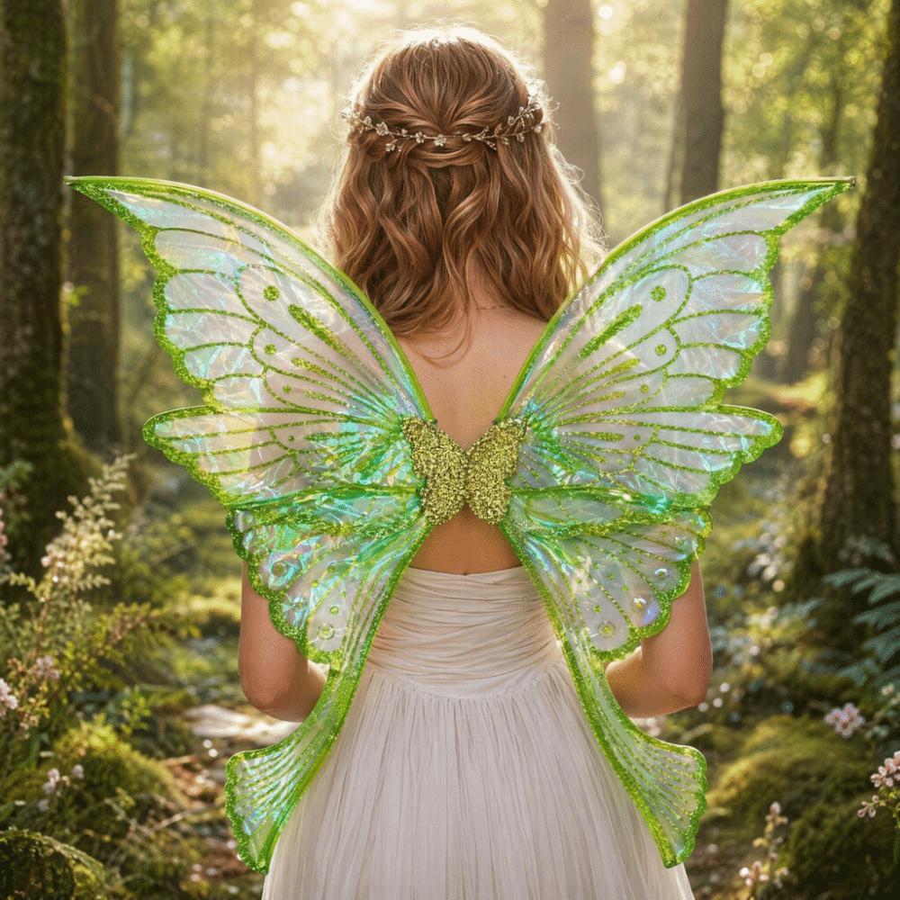 Sparkling Fairy Wings Phoenix Tail Butterfly Butterfly Costume Wings for Women Girls