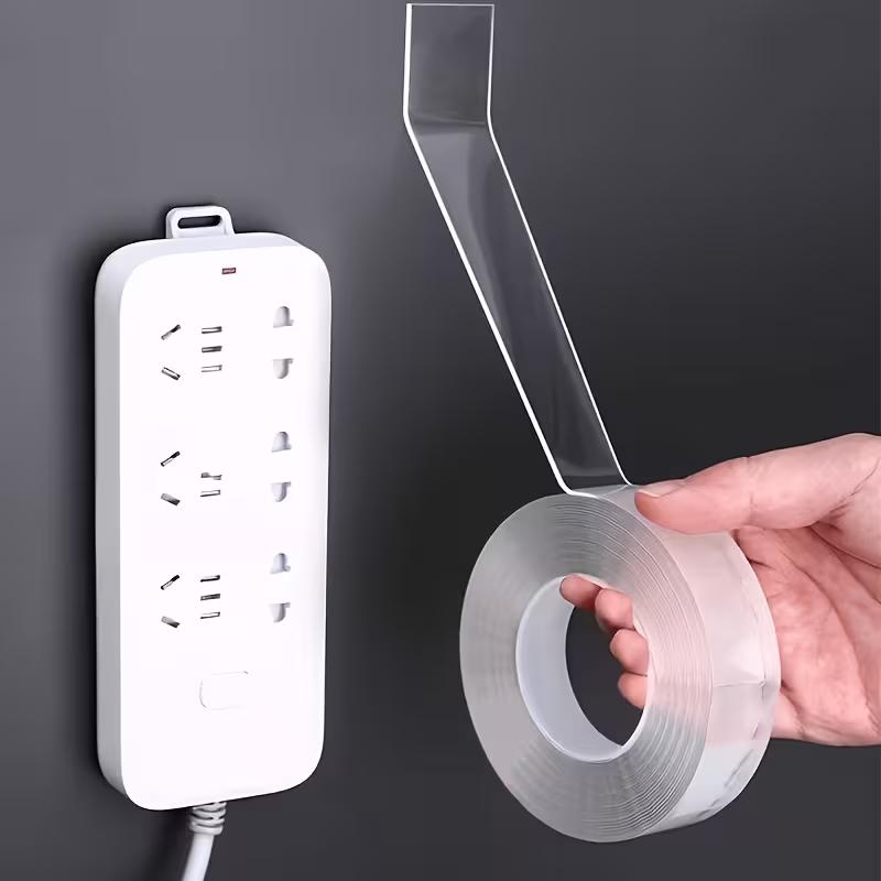 Reusable Nano Double Sided Tape Waterproof Strong Adhesive Mounting Tape for Home Office Bathroom Kitchen Decoration