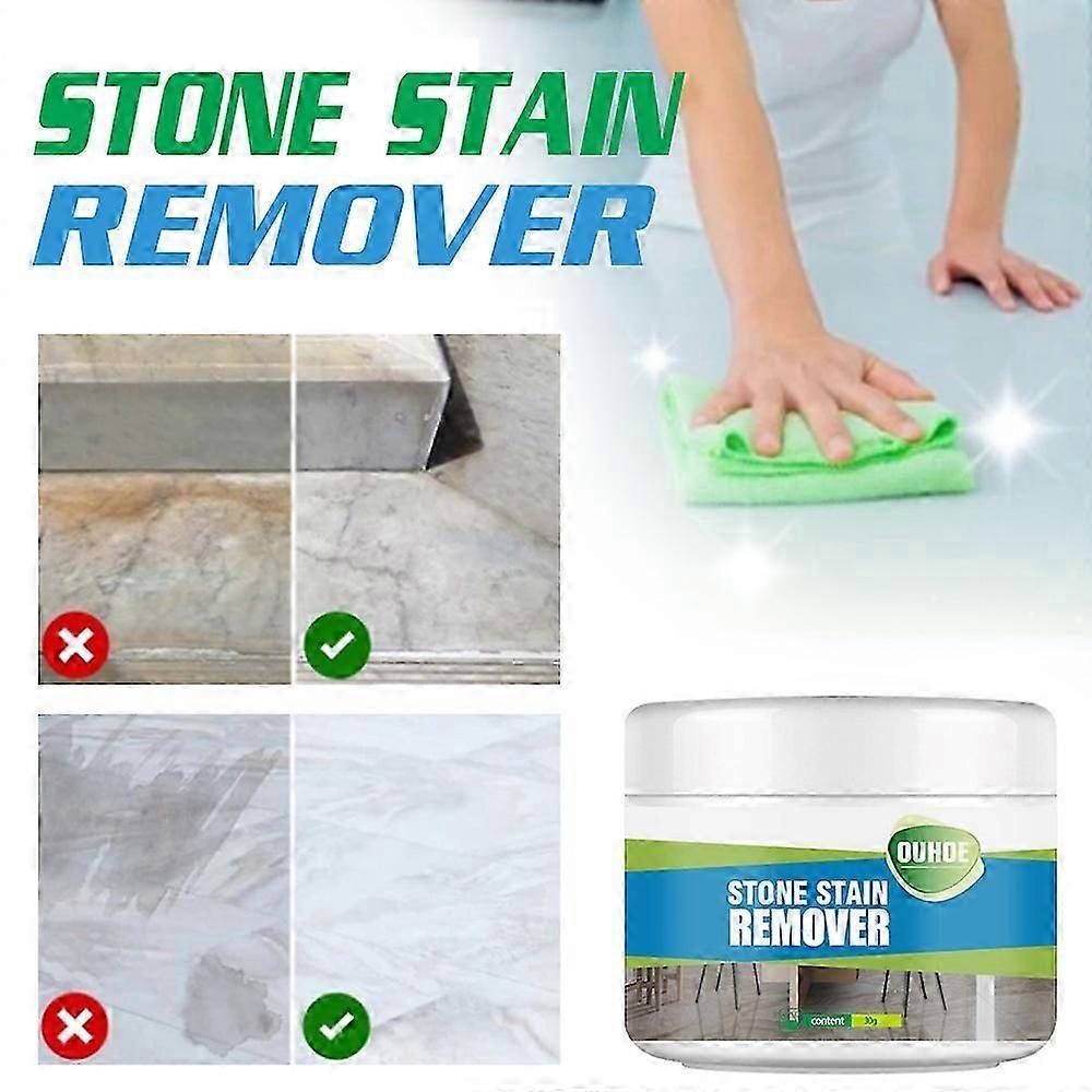 Stone Stain Remover: Deep - Cleaning Powder for Stubborn Stains on Granite, Quartz, Marble Tiles, Providing Powerful Decontamination