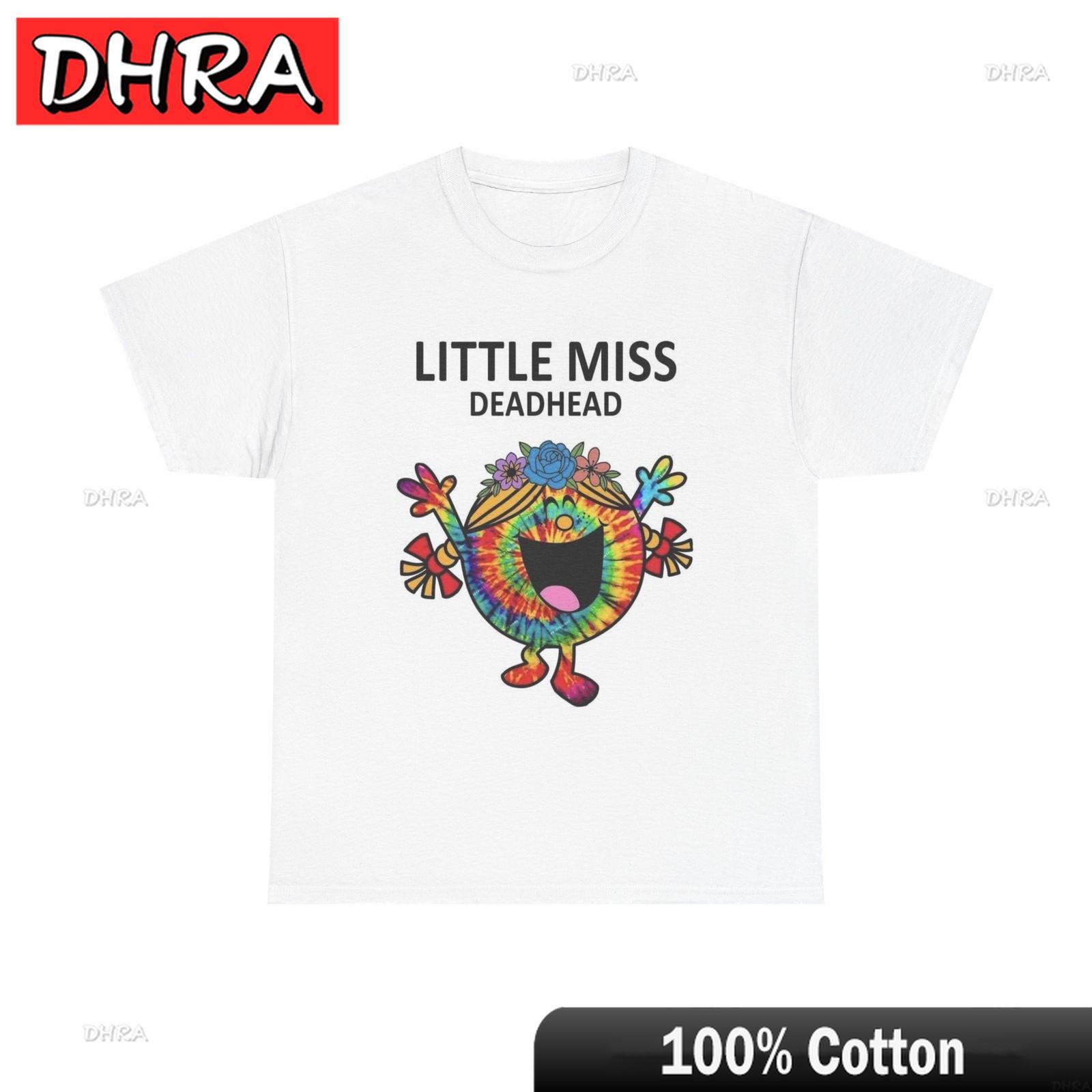

Little Miss Deadhead Graphic TShirt Unisex Heavy Cotton Tee Colorful Tees Creative Artistic Chic TShirts College Style TShirt 4XL