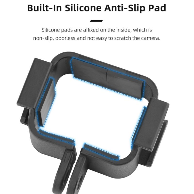 Adattatore Shoe Fredda Versatile per Gabbia Fotocamera per Pocket 3 Clip per Zaino Fotografico Perfetto per Riprese all'Aperto Fotografia di Viaggio