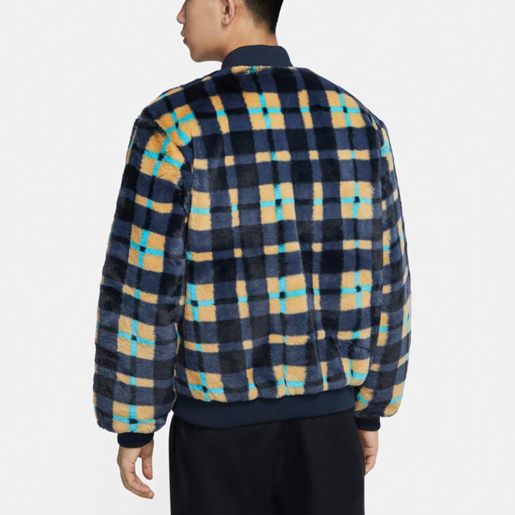 Nike SB Dunk High X Concepts Co-Branded Skateboarding Plush Plaid Jacket Men Jacket Multicolor CK7290-475