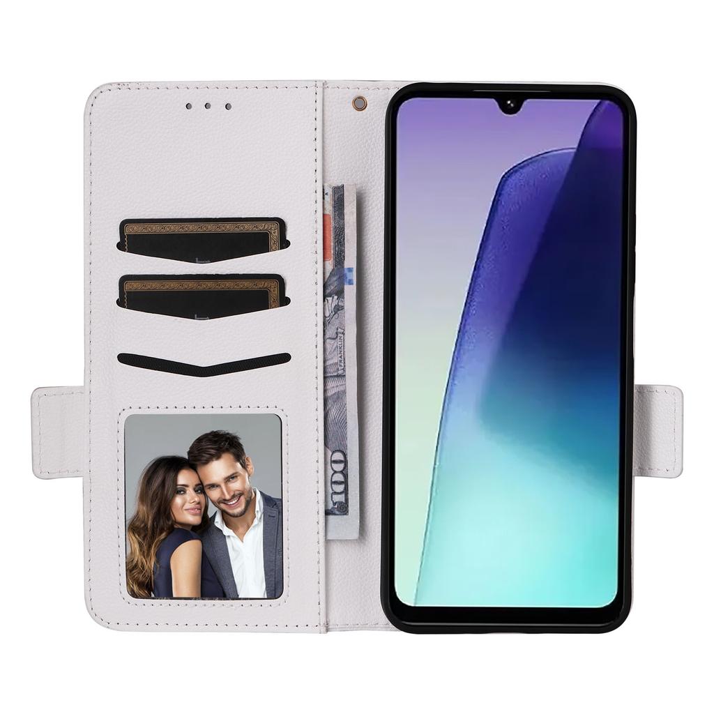 For Xiaomi Poco C75 4G/Redmi 14R 5G/14C 4G/A4 5G Case with Wrist Strap Litchi Texture PU Leather Wallet Phone Cover