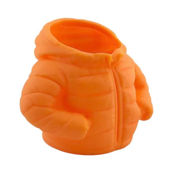 Down Jacket-Shaped Pen Holder Creative Desk Organizer for Makeup Brushes And Stationery Creative Unique School Supplies