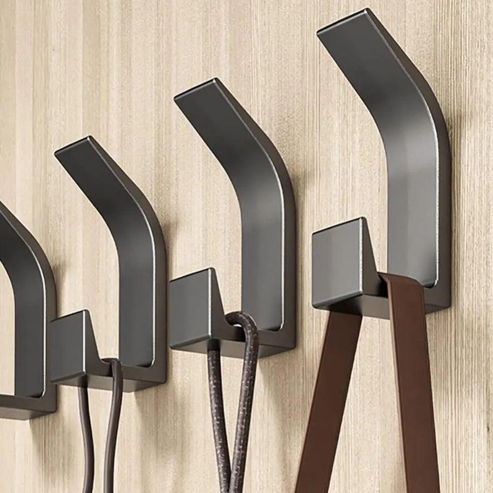 5Pcs/Set No Drilling Plastic Storage Hanger Clothes Towel Shower Organizers Wall Hanging Hooks