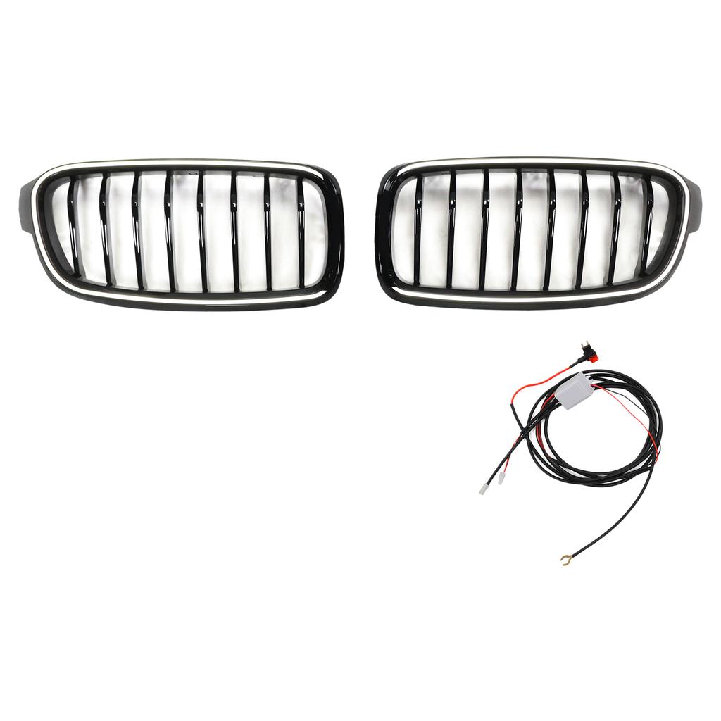 Glänzende Schwarze Frontniere Grill Passend für BMW 3er F30 F31 F35 2012-2019