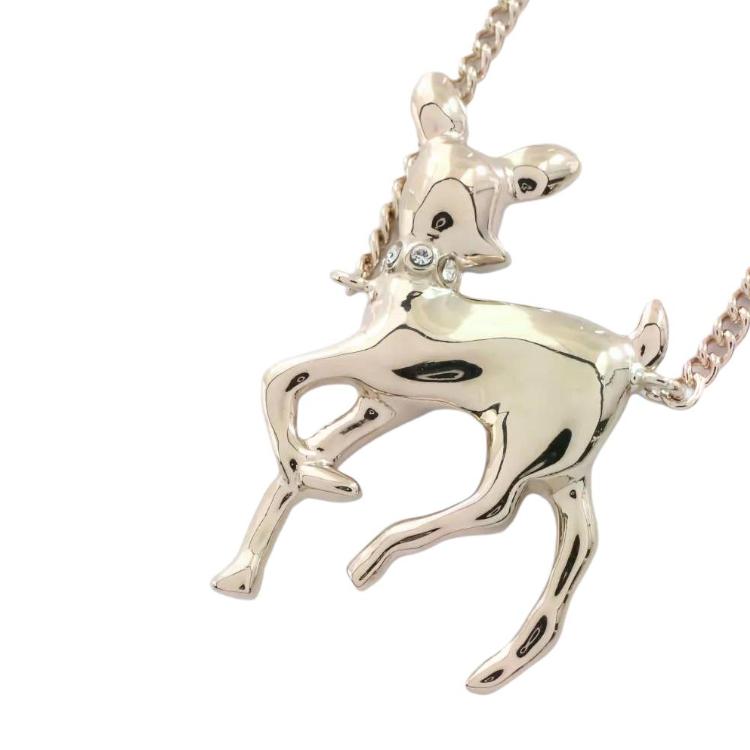 Chanel Elegant Simple Fashion Necklace Women Necklaces Gold 1037047