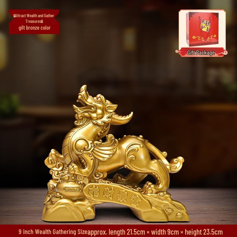 Prosperous Wealth Pixiu Ornaments: Fortune-Building Gifts for Shop Openings & Housewarmings