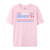 Jesus Christ 2025 President USA Election Political Parody Shirts Graphic Tee Harajuku Camisetas Hombre Happy New Years