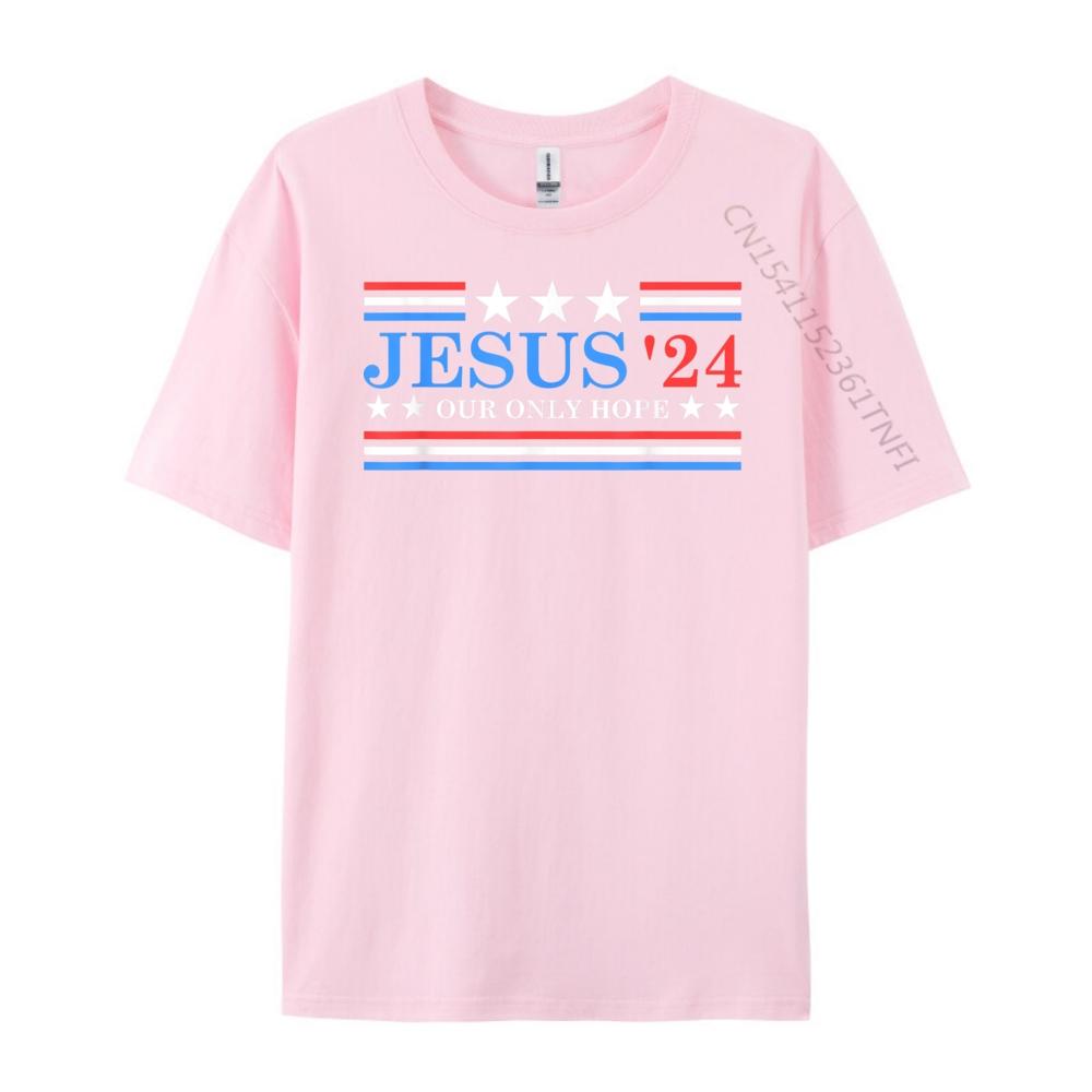Jesus Christ 2025 President USA Election Political Parody Shirts Graphic Tee Harajuku Camisetas Hombre Happy New Years