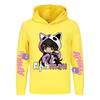 Anime APHMAU Hoodie Kids Cartoon Jumper Boys Long Sleeve Coats Baby Girls Hooded Sweatshirts Children Pullover Sweater