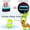 Portable Durable Plastic Fishing Bait Holder Box Worm Earthworm Lure Storage Case with Clip