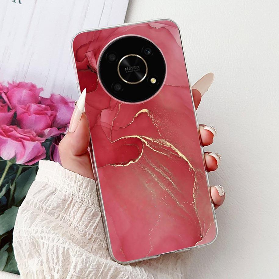 Silicone Case For Honor Magic 4 5 6 Lite Cover Popular Flower Butterfly Soft Slim TPU Back Cover For Honor Magic6 Lite Protector