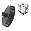 IBC Tank Adapter Cap With Exhaust Hole 163mm Dia With 1in Male Thread Plastic IBC Tank Adapter Water Storage Ton Tank Lid