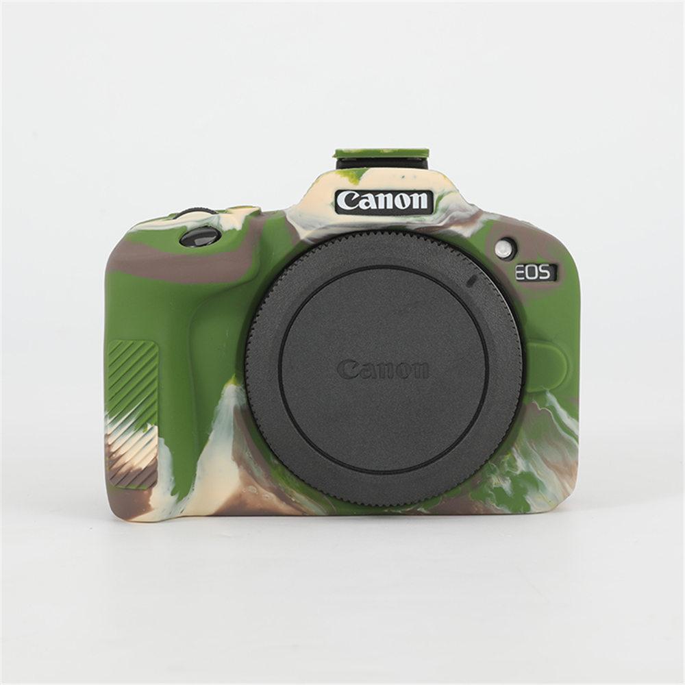 R100 Mjukt Silikonskal Pansar Kamerahus Skydd för Canon EOS R100 Digital Kamera Skyddande Hud