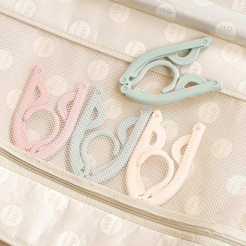 Multifunctional Hangers, Folding Portable Magic Hangers, Business Travel Hangers, Portable Plastic Drying Hangers