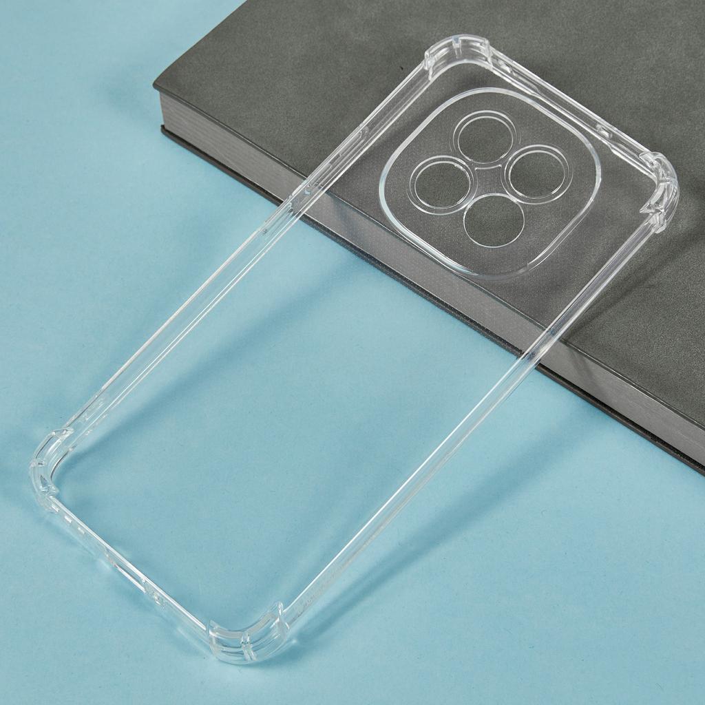 Etui na telefon Oppo F29 5G Wzmocnione cztery rogi Odporne na upadki Przezroczyste etui z TPU