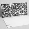 Kafelki Winylowe Samoprzylepne Wzór Kwiatowy Z Ornamentami 10X40X20 Cm