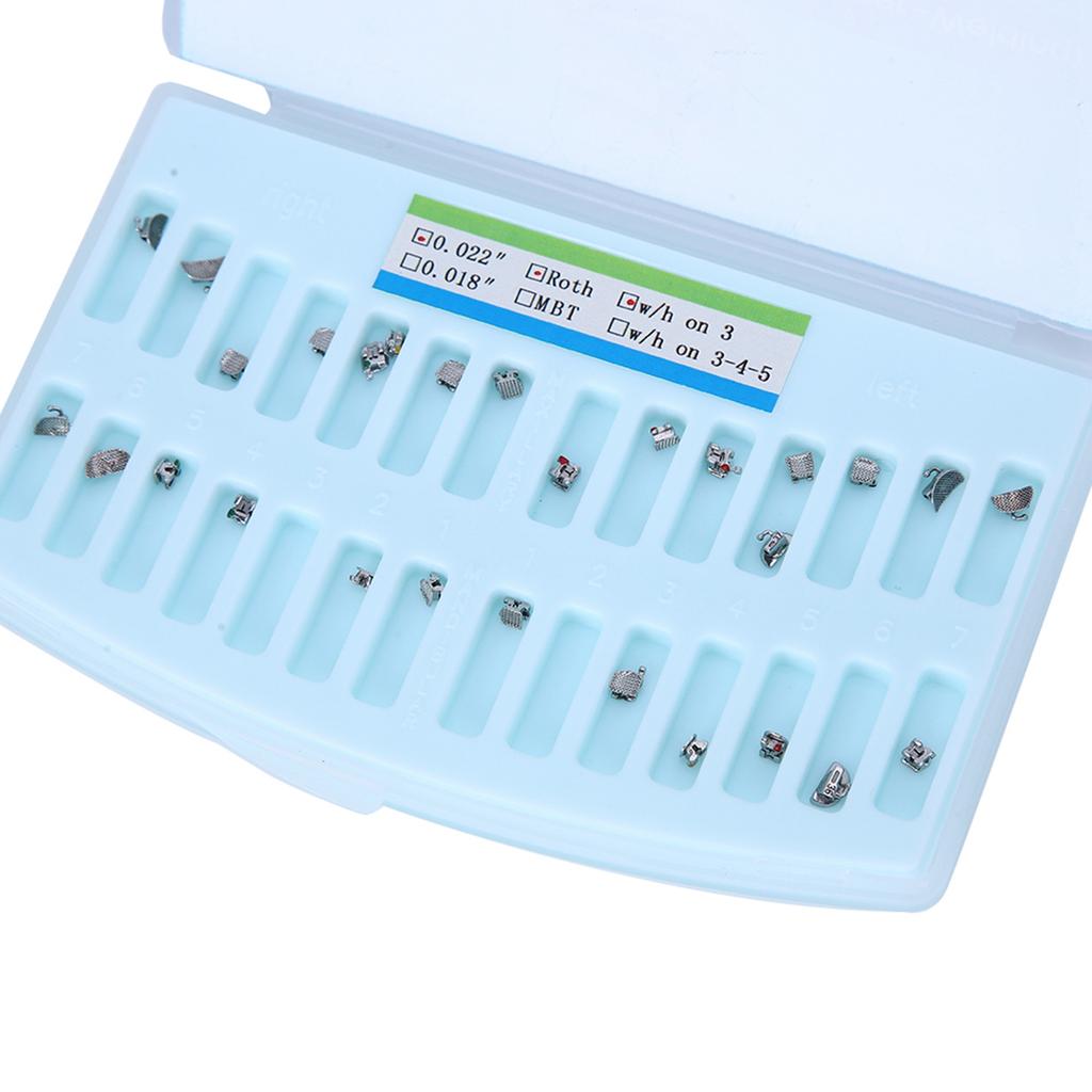 Dental Orthodontic Active Self Ligating Brackets Braces Mini Roth 0.022  Slot 3 with Hook