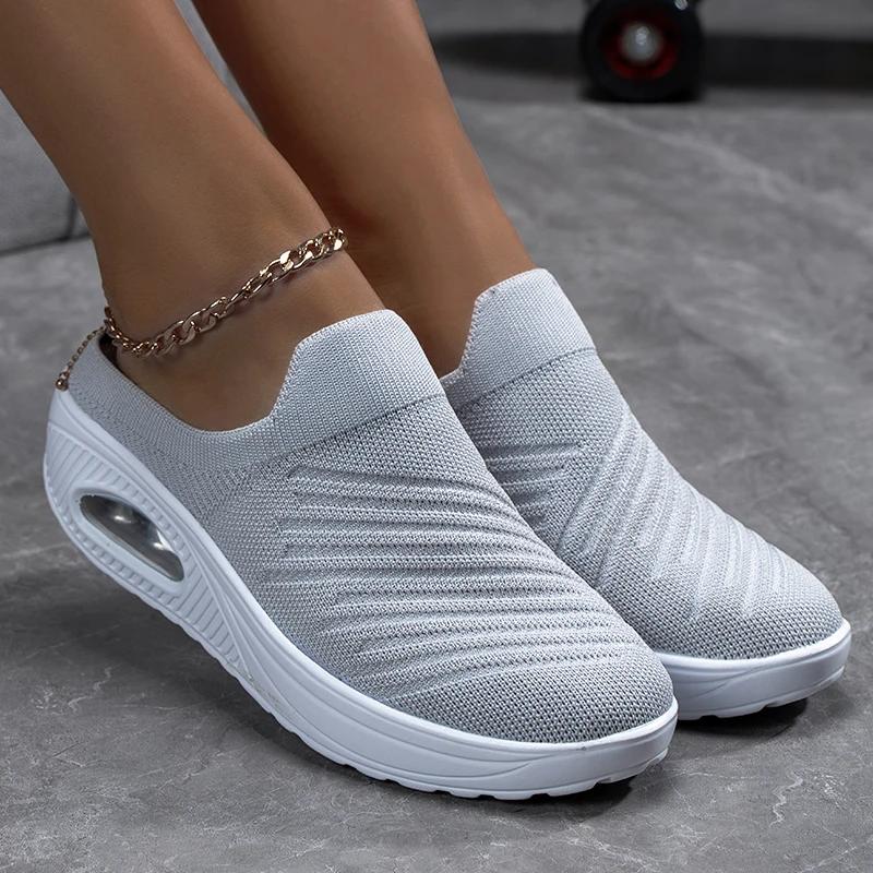 

MAEDEF Classic Womens Shoe Fashion High Quality Flat Shoes Casual Breathable Comfortable Anti-slip Flats Walking Shoes for Women 36 сірий