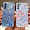 For Oppo Reno5 5G Case Stylish Flower Butterfly Soft Silicone Case For Oppo Reno5 Reno 5 K 5K Cases CPH2145 Cover Coque Bumper