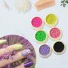 Nails Caviar Beads Metal Nail Beads Micro Pixie-Beads for DIY Nail Art Charms