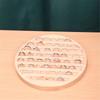 Natural Wood Round Jewelry Storage Tray For Ring Bracelet Earring Collection Decorative Counter Props