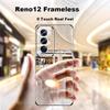 Bare Phone FeelCase for OPPO Reno 12, OPPO Reno 12 Ultra-Thin Fully Transparent Borderless Shockproof Simple High-Transparency Heat Dissipatio