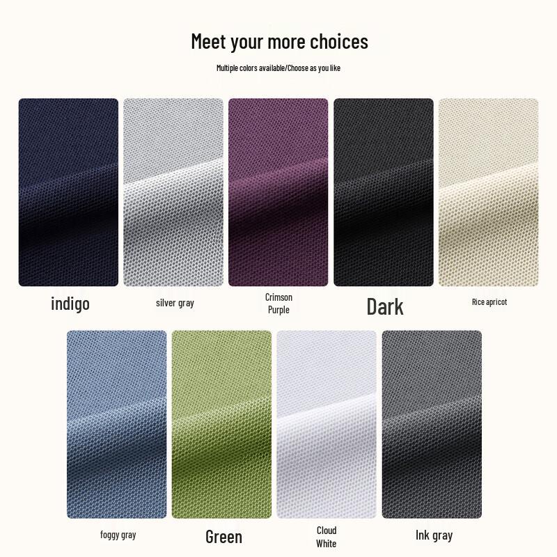 Hodo 100% Cotton Mercerized Long Sleeve Polo Shirt