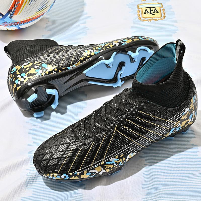 Unisex Soccer Shoes Outdoor/Indoor Boys Girls Football Boot Professional Futsal Football Training Sneakers