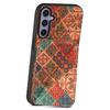 For Samsung Galaxy S25+ Case with Card Holder Kickstand Flowers Design Leather Phone Cover