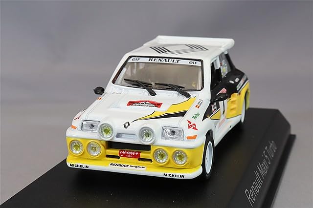 

Norev scale Renault Maxi 5 Turbo 1986 Asturias Rally 2nd place Boto 1/43 #4 C. Sainz/A.
