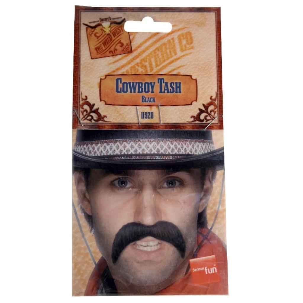 Smiffys Mens Cowboy Tash Moustache Costume Prop