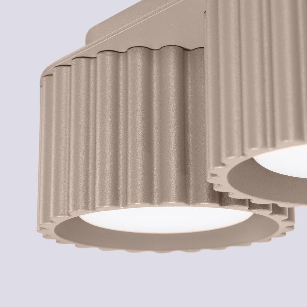 Deckenleuchte Aura 2 Gx53 Taupe Alu Sollux Sl.1818
