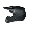 Dirt Bike Helmet Matte Black Motocross Full-Face for Riders, Bikers