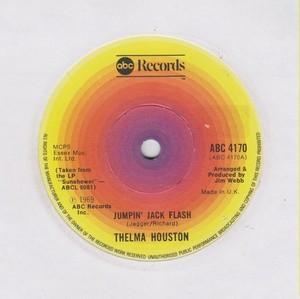 

7inch Record THELMA HOUSTON Jumpin Jack Flash ABC4170 ABC Records 1977 UK SoulFunk Used