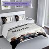 3pcs Custom Name Fast and Furious Set,Includes 1 Duvet Cover and 2 Pillowcases,All-season Bedroom Decor