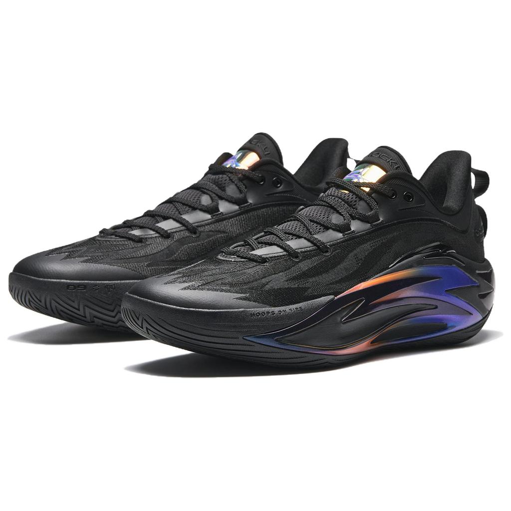 Anta A-Shock Pro Dark Matter Professional Basketball Shoes Men Sneakers Black 112531126-3
