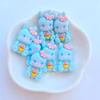 10Pcs New Cute Resin Cartoon Small Rabbit Bear Series Flat Back Fit Phone Deco Parts Embellishments for Hair Bows Accessories