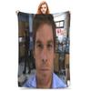 Hello Dexter Morgan Stare Blanket Multiple Sizes Soft Fuzzy Plush Throw for Couch Sofa Bed