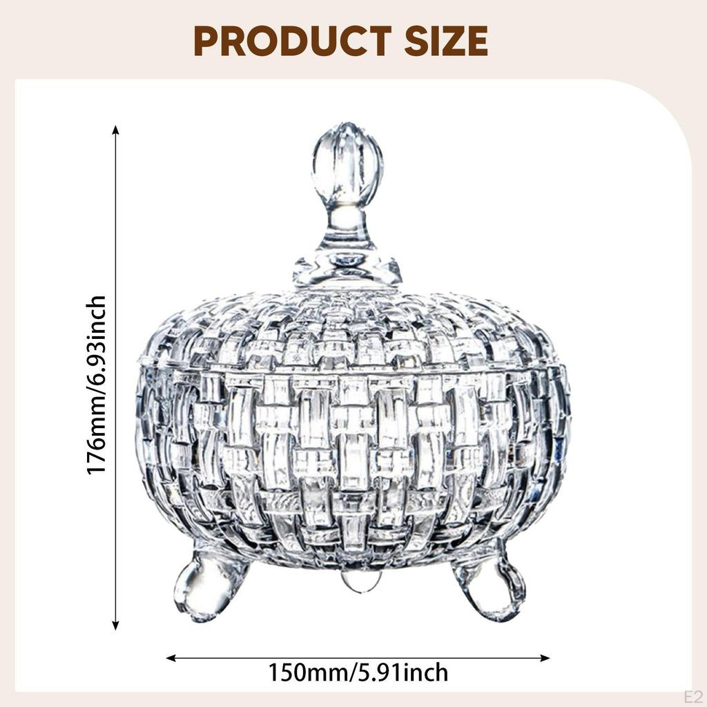 Candy Box Decorative Container Jewelry And Bowl Elegant Snack Storage Solution Suitable