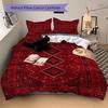 Bedding 3 Piece Set HD Print Duvet Cover Pillowcases for Teens Adult Bedroom Decoration Christmas Gift