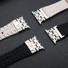 Men Silicone Band For Apple Watch Ultra 2/1 49mm Series 10 9 8 7 Se 6 5 Se Luxury Sports Bracelet for Iwatch 46mm 44 45mm Strap