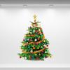 Handmade Christmas Tree Wall Stickers PVC Window Glass Decal Funny Wishing Tree Stickers  Christmas
