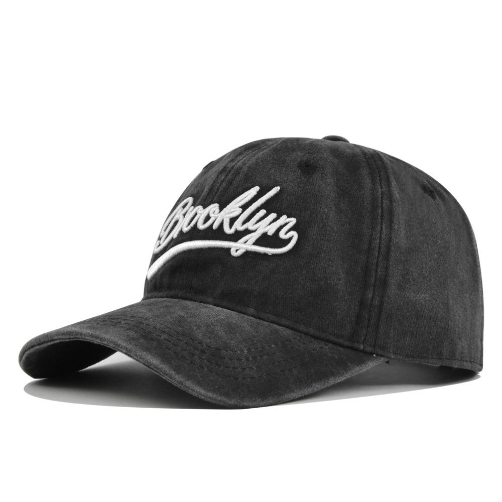 Brooklyn Baseball Caps Embroidery Breathable Retro Style Unisex Comfort Trendy Fashion Summer Hat Sun Protection Curved Brim
